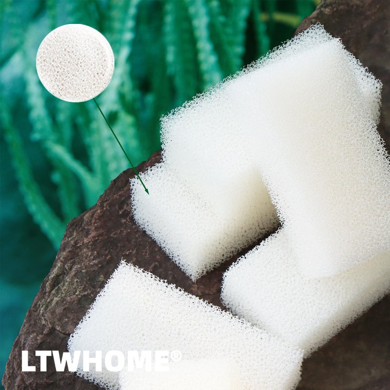 LTWHOME Foam Filter Pads Fit for Aqua Clear 50/200 AquaClear 50-Gallon (Pack of 12) - Image 3